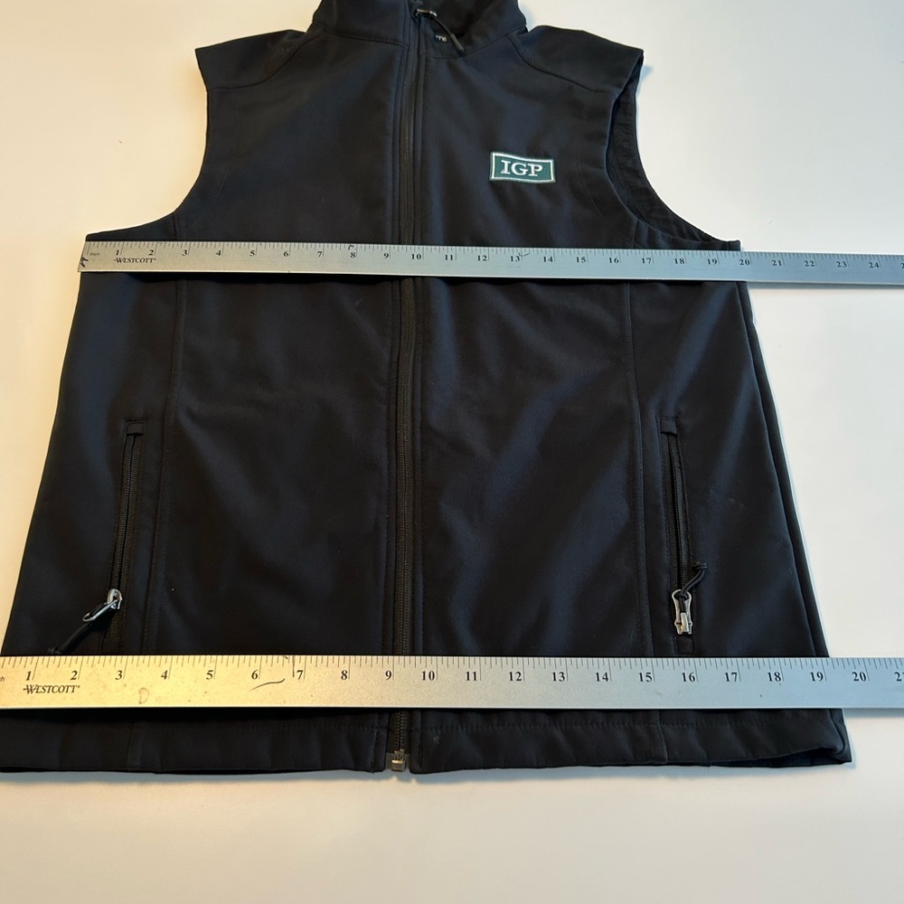 Port Authority Vest, Black, NWOT Vest, IGP Logo, Perfect Condition, Men's Sz S - Picture 8 of 11